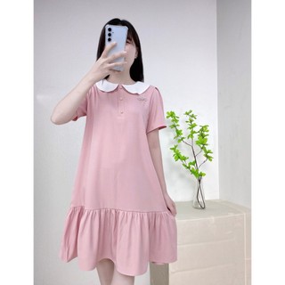 Váy bầu xinh [VB33] dáng đuôi cá màu hồng