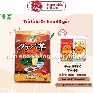 Trà lá ổi hỗ trợ giảm cân Orihiro 60 gói Nhật Bản