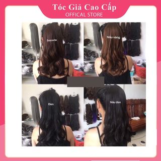 Tóc giả cột❤️FREESHIP❤️ tóc cột xoăn mã 128