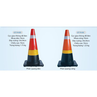 [Hoả Tốc] Trụ Tiêu Giao Thông Cao 70Cm