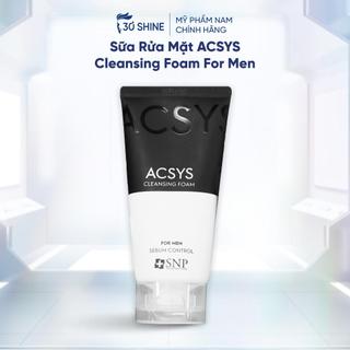 Sữa rữa mặt nam hỗ trợ giảm mụn, kiểm soát bã nhờn SNP ACSYS Sebum Control