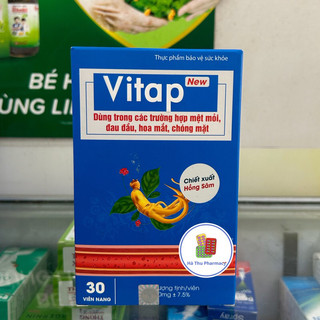 Viên uống VITAP- Hỗ trợ tăng huyết áp cho người huyết áp thấp