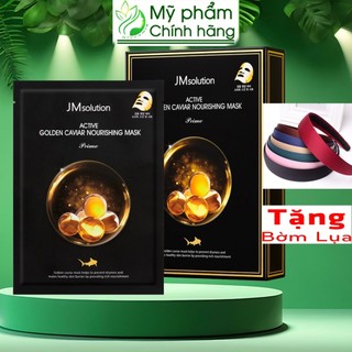 Mặt Nạ JM Solution Trứng Cá [MIẾNG LẺ] JM Solution Active Golden Caviar Nourishing Mask [TẶNG 1 BỜM KHI MUA 10 MIẾNG]