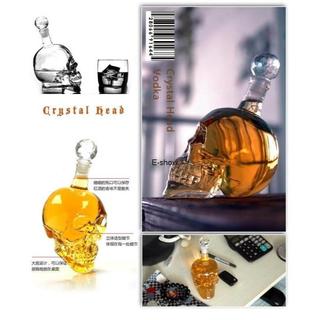 Bình thủy tinh hình đầu lâu 3D độc đáo