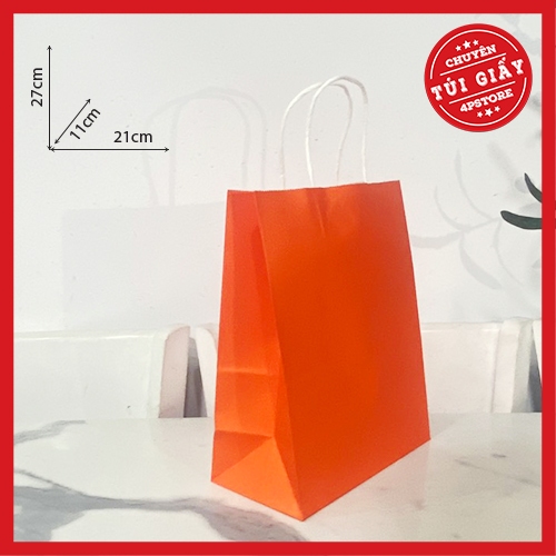[ CÓ SẴN ] 01 TÚI KRAFT CAM 3 SIZE 120GSM