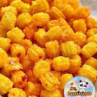 1kg snack hạt sen cay ngọt, nui vàng tẩm gia vị sấy giòn