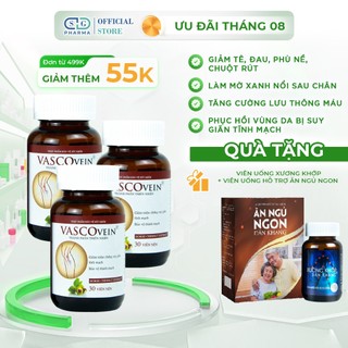 [Combo 3 Hộp] Viên uống hỗ trợ điều trị và phòng ngừa suy giãn tĩnh mạch VASCOVEIN