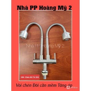 Vòi rửa chén bát - Vòi chén đôi Inox 304 cực dày