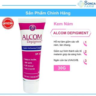 Kem Alcom Depigment 30G Hỗ Trợ Giảm Nám Da, Tàn Nhang, Da Sậm Màu