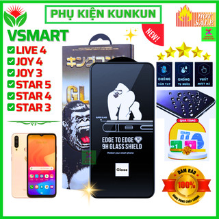 Cường Lực Vsmart Star 5 Joy 3 Joy 4 Live 4 Star 4 Star 3 - Phủ nano siêu mượt, chịu va đập tốt [KK 3D]