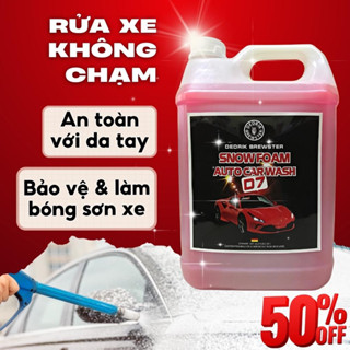 Dung Dịch Rửa Xe Không Chạm D7 Nước Tẩy Rửa Xe Bọt Tuyết Car Wash Chăm Sóc Xe Máy Ô Tô - Dedrik Brewter Can 5L