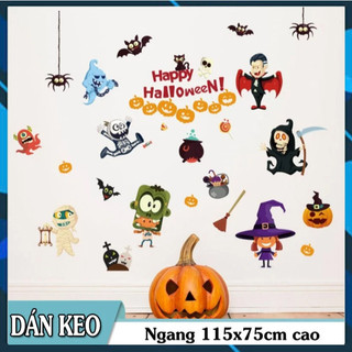 Decal trang trí tường Lễ Hội Halloween!! cho Bé
