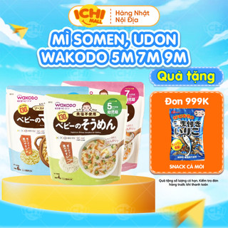 Mì Somen, Udon, Nui Wakodo Cho Bé Ăn Dặm 130g Nhật Bản