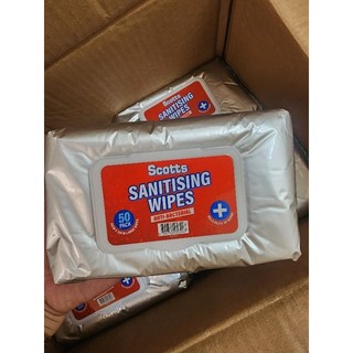 KHĂN ƯỚT CỒN HỮU CƠ SÁT KHUẨN SCOTTS ( GÓI 50 TỜ)