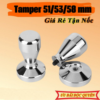 Tamper, Tamper Inox Nén Cà Phê, Tay Nén Cà Phê Inox Cao Cấp 58mm - 53mm - 51mm.