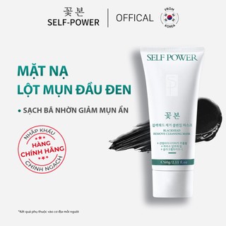 Mặt Nạ Lột Mụn Đầu Đen Giúp Làm Sạch Sâu Thu Nhỏ Lỗ Chân Lông Và Loại Bỏ Dầu 60g  SELF POWER