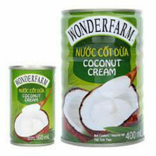 Siêu ngon lọ nước cốt dừa Wonderfarm 160ml