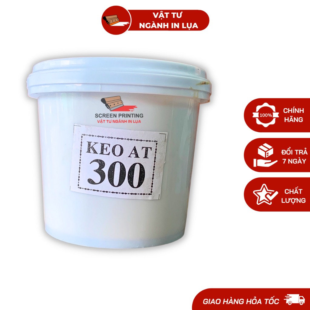 Keo phá màng hệ nước BOPP AT300 có độ bám dính tốt, dùng trong công nghiệp bao bì, thời trang, hộp g