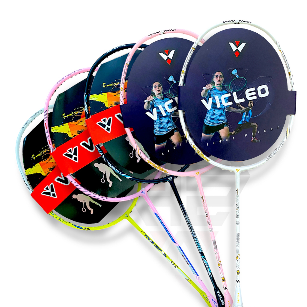 Vợt cầu lông Vicleo Chính Hãng khung cacbon max 11kg tặng kèm bao đựng vợt + quấn cán