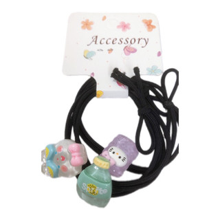 🌸Set/3sợi dây cột tóc đính charm siêu xinh🌸