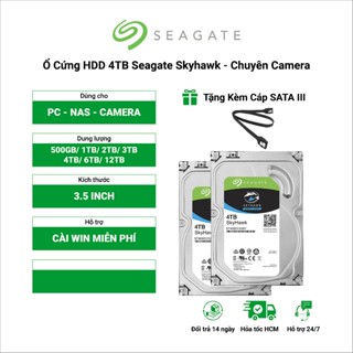 Ổ Cứng HDD PC 3.5" SEAGATE Skyhawk 4TB - Chuyên Camera phanphoisitoanquoc2020
