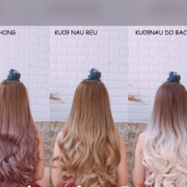 Tóc giả kẹp chữ u omber cao cấp