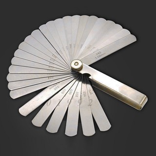 Bộ thước đo khe hở ❤️FREESHIP❤️ thước lá inox đo khe hở 32 lá 0.02-1mm - thước căn lá