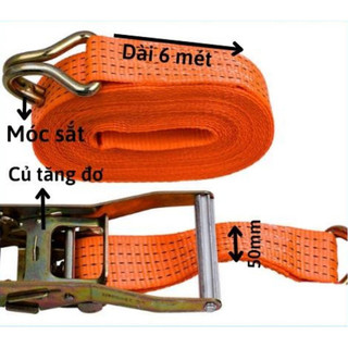 DÂY CẢO CHẰNG HÀNG TĂNG ĐƠ 50MM 6M (6 MÉT), 8M (8 MÉT), 10M (10 MÉT) Công ty Cáp Thép THÁI BÌNH VINA