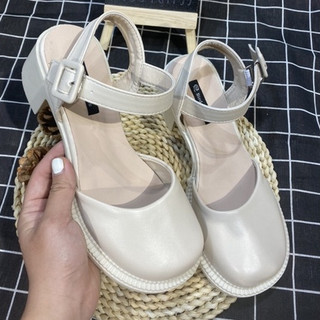 sandal basic mùa thu sẵn hàng form rộng