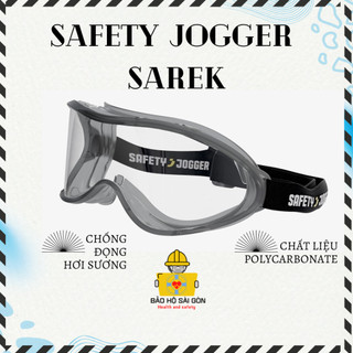 Kính bảo hộ Safety Jogger Sarek chống bụi, chống đọng sương, chống văn bắn, kính bảo hộ Kint's