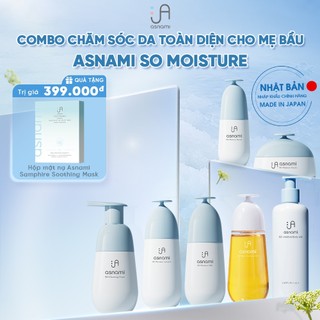 Combo Chăm Sóc Da Toàn Diện cho Mẹ Bầu Asnami SO Moisture - Chính Hãng Nhật Bản