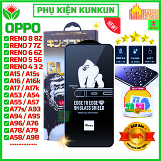 Cường lực Oppo A98 A78 A58 A95 A96 A94 A57 A76 A17 A17K A16 F11 Pro Reno 8 8t 8z 7 7z 6 6z 5 4 3 A54 A55 A77s [KK 3D]
