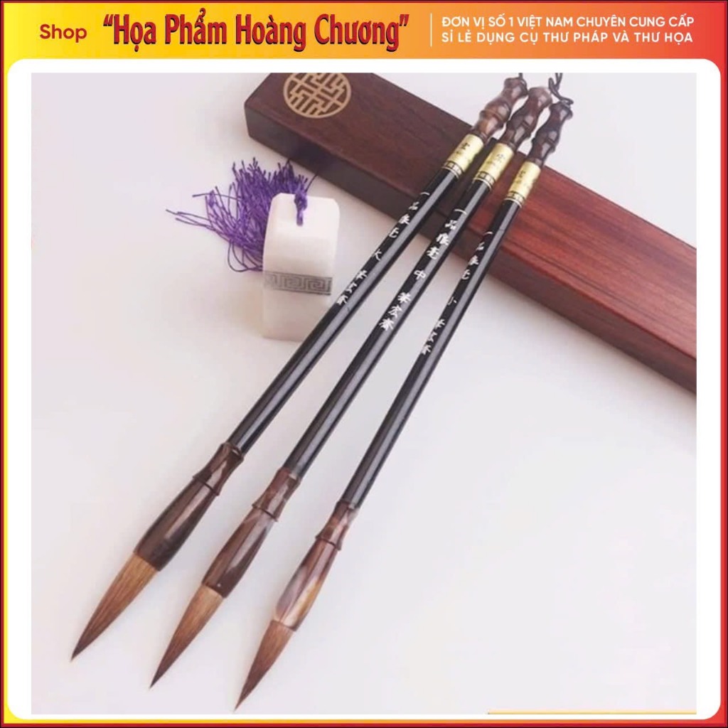 Bút lông Viết Thư Pháp Thư Hoạ Tinh phẩm Thuần Lang Hào
