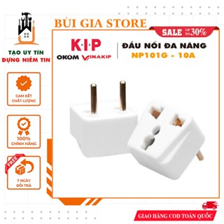 Phích chuyển đổi 3 chấu sang 2 chấu Vinakip 10A