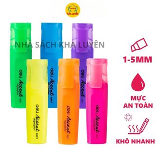 Bút nhớ dòng deli,deli bút nhớ dòng/ nhiều màu/ combo 5 chiếc es621