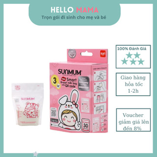 Túi trữ sữa SUNMUM - Mẹ trữ sữa cho bé an toàn và tiện lợi-Hellomama *