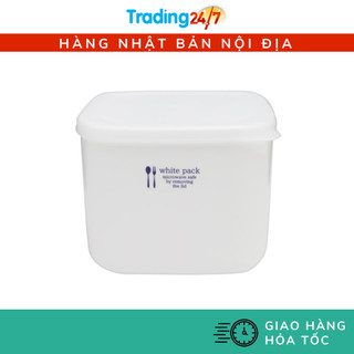 [Hỏa tốc HCM] Hộp nhựa đựng thực phẩm White Pack 1L NỘI ĐỊA NHẬT BẢN