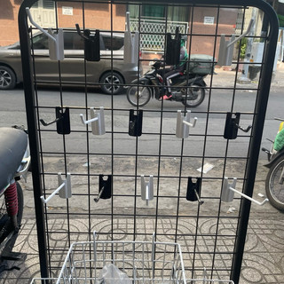 Móc Cài Lưới  5 8 10 12 15 20 25 30cm Treo Phụ Kiện Cây Móc Sắt 5LY Loại 1 Sơn Tĩnh Điện Đa Năng