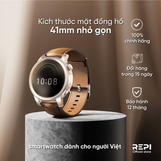 Đồng Hồ Thông Minh REPI ONEw 41MM Chính Hãng - BẢO HÀNH CHỐNG NƯỚC 12 THÁNG-Hỗ Trợ Theo Dõi Sức Khỏe-Phù hợp cổ tay nhỏ
