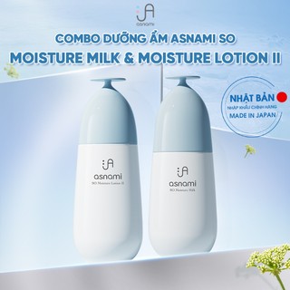 Combo Dưỡng ẩm asnami SO Moisture Milk 100ml & asnami SO Moisture Lotion II 120ml
