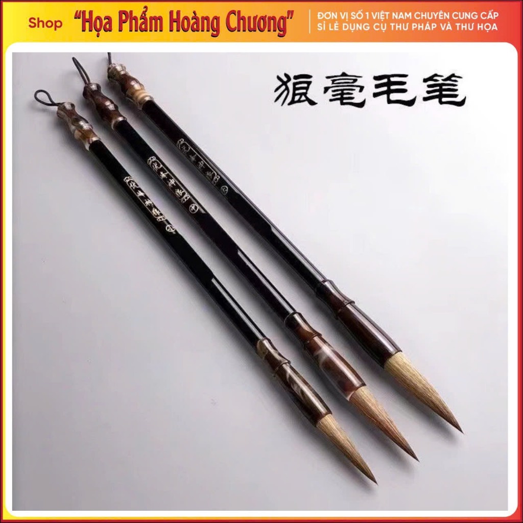 Bút lông Viết Thư Pháp Thư Hoạ Tinh phẩm Thuần Lang Hào loại đẹp