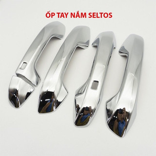 Ốp tay nắm, ốp hõm cửa, chén cửa xe Kia Seltos 2020-2024
