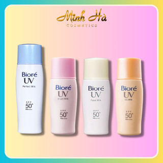 Sữa chống nắng Biore UV SPF50+/PA+++ 30ml , 40ml thấm nhanh kết cấu nhẹ không nhờn rít