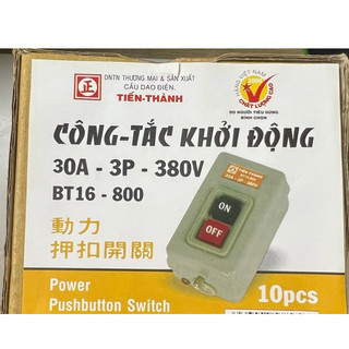 Công tắc on off 3p 30a 380v bt16 - chính hãng tiến thành