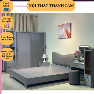 Combo giường , tủ, bàn phấn , táp đầu giường cao cấp free ship + lắp ráp hà nội