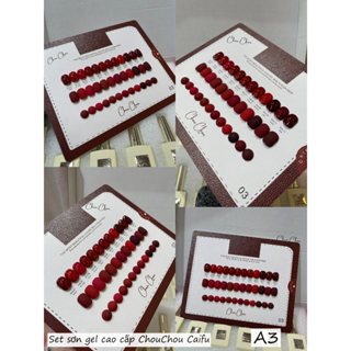  Sơn Caifu Sơn đỏ đô  Sơn trắng sữa sơn thạch đục Nâu cao cấp sơn móng tay cao cấp chouchou caifu 