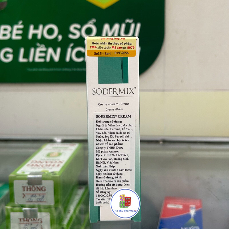 Kem bôi da Sodermix Creams