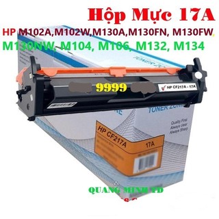 Hộp Mực & Cụm Drum 17A có chip- HP M102W, M102A, M130A, M130FN, M130FW, M130NW, M104, M106, M132, M134- CF217A