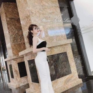 Set quần loe xẻ , áo croptop cúp 2 dây ( kèm ảnh thật )