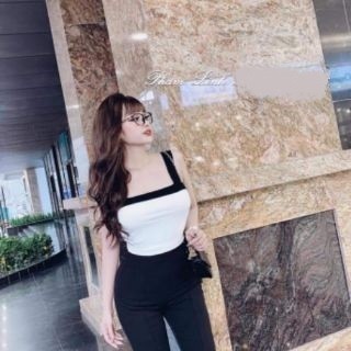 Set quần loe xẻ , áo croptop cúp 2 dây ( kèm ảnh thật )